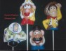 315sp Woodsman and Friends Chocolate or Hard Candy Lollipop Mold 315sp Woodsman and Friends Chocolate or Hard Candy Lollipop Mold